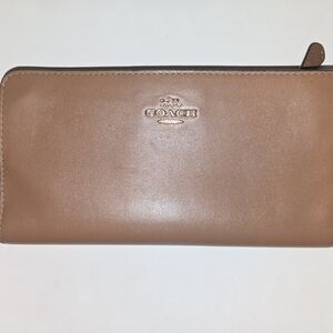 Coach Tan Leather Women's Wallet